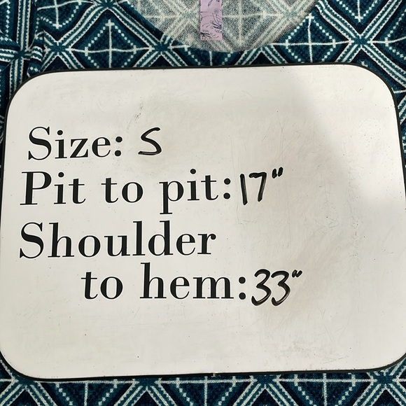 Alya Geometric Printed Sweater Dress Small 3/4 Sleeve - Picture 8 of 8